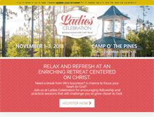Tablet Screenshot of ladiescelebration.com